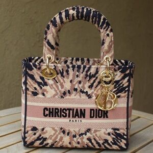 Dior Pink and Black Mini Bag